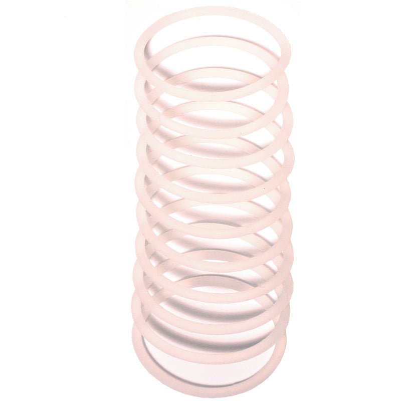 Mia Silkies Hair Ties, Silicone Hair Elastics Lasts 10 Times Longer Than Rubber Bands, Ponytail Holders for Thick Hair, Women, Teens, Athletes, Girls - Translucent Clear Color 2pks/20pcs - Image 4